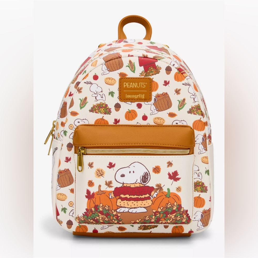 Loungefly Peanuts Snoopy Fall Cozy Mini Backpack